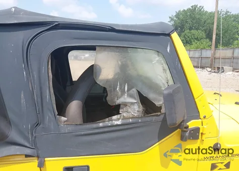 2002 Jeep Wrangler X z USA, uszkodzony, nr VIN 1J4FA39S02P727172